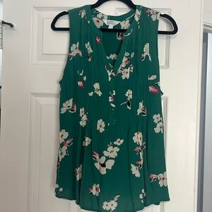 Floral Flowy Tank Top Blouse